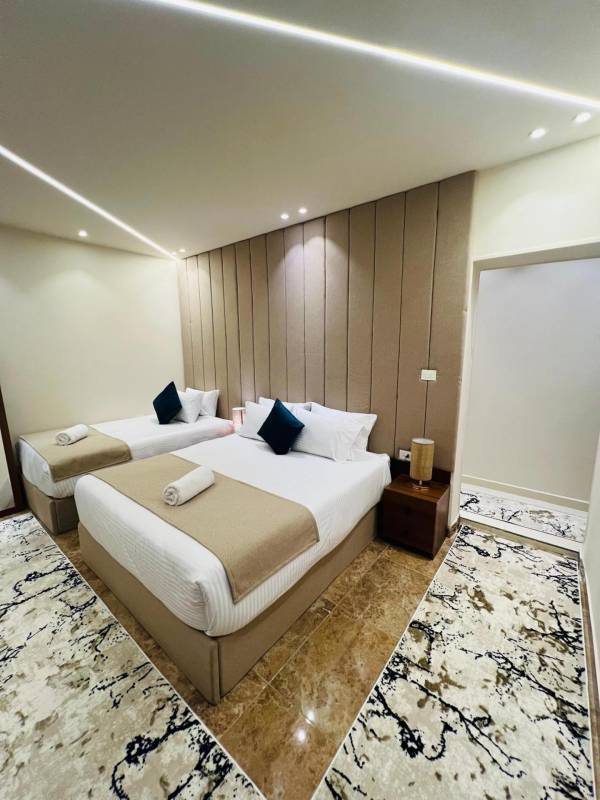 Chambre Triple avec Vue sur la Montagne